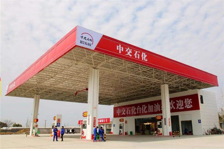 湛江加油站钢结构网架案例6